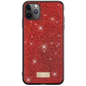 Etui Brokat SULADA Dazzling Glitter Samsung Galaxy S21 SULADA Czerwony