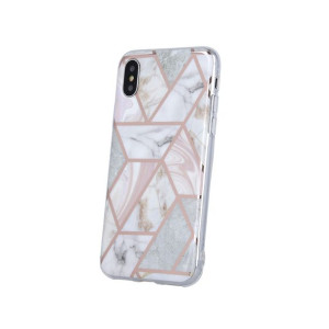 Nakładka Geometric Marmur Samsung Galaxy A71 Inny Odcienie różowego