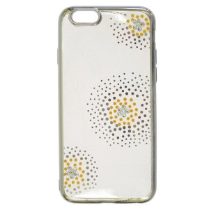 Etui Beeyo Samsung A3 2016 Beeyo Przezroczysty z srebrnym paskiem