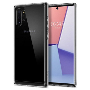 Etui Spigen Samsung Note 10 + Spigen Przezroczysty