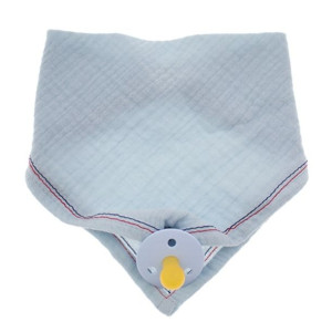 Hi Little One - Śliniak Bandana Z Zawieszką Na Smoczek Z Organicznej Bio