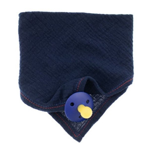 Hi Little One - Śliniak Bandana Z Zawieszką Na Smoczek Z Organicznej Bio