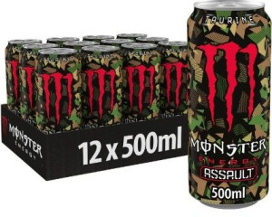 MONSTER ENERGY DRINK Assault Cola 500ml x12