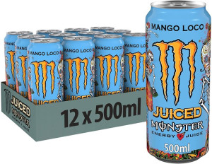 MONSTER ENERGY DRINK Mango Loco Napój 500ml x 12