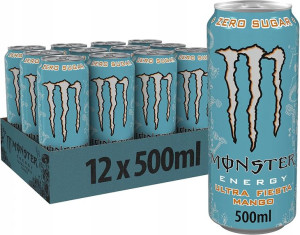 MONSTER ENERGY Ultra Fiesta Mango Napój 500ml x12