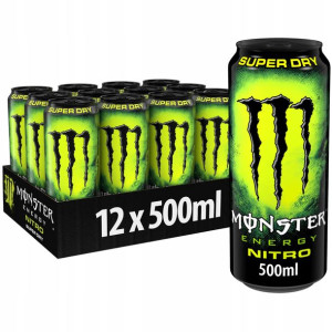 MONSTER ENERGY NITRO Super Dry Napój 500ml x12