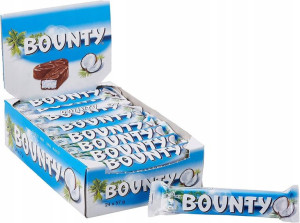 Baton BOUNTY Mleczny KOKOSOWY 24 SZTUKI x 57g