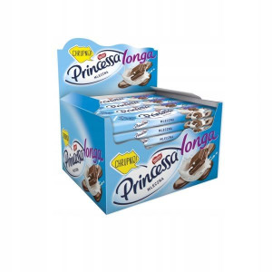 WAFELEK Princessa Longa MLECZNA BATON 28szt x 45g