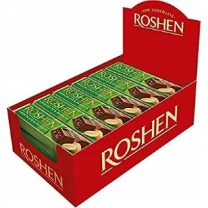 Roshen BATON ORZECHOWY w CZEKOLADZIE 30szt x 38G