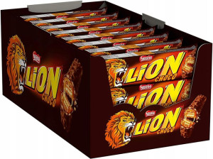 Baton LION Karmel Wafelek Czekolada 40 SZT x 42g