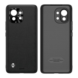 Baseus Alloy Leather Case wytrzymałe etui  Xiaomi Mi 11  Czarny