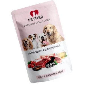 Petner Dog Mini Lamb with Cranberries 150g