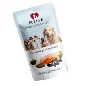 Petner Dog Mini Fish with Blackberries 135g