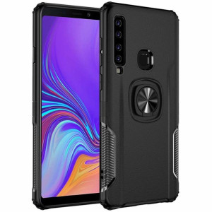 Etui Bumper Magnetic  Armor Ring Xiaomi Mi A3 Lite/Mi 9 Lite Bumper Czarny