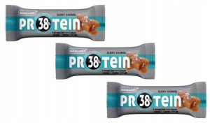 Baton PROTEINOWY Bakalland SŁ KARMEL IZOLAT 3x 35g