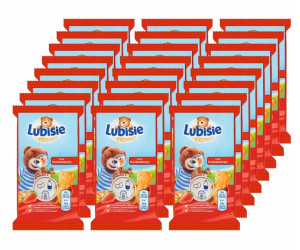 Ciastka Lubisie TRUSKAWKOWE Nadzienie 24szt x 30g