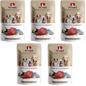 Petner dziczyzna z borówką 500g 5x500g