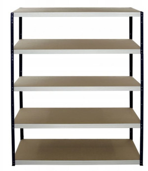 Regał metalowy magazynowy Helios HBW_196X180X30_5_275 ilość półek 5 /275 kg