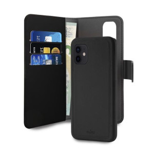 PURO Wallet Detachable - Etui 2w1  Apple Iphone 13 Pro Puro Czarny