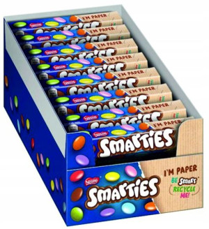 SMARTIES Cukierki DRAŻE Czekoladowe Nestle 24x 38g