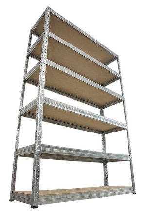 Regał metalowy magazynowy Helios HZZ_196X100X30_6_175 ilość półek 6 /175 kg