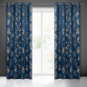 Zasłona Gotowa Gloria 140x250 Cm Granatowy
