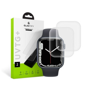 Szkło Hartowane Glastify UVTG+ 2szt Apple Watch 7 / 8 - 45mm