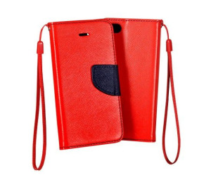 Etui Portfel Samsung A3 2017  Czerwony/Granat