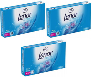 Lenor Zestaw Chusteczek do Prania 3x34szt