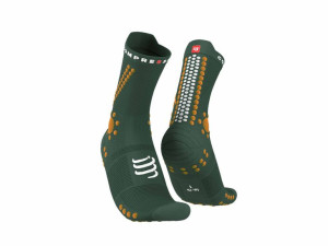 COMPRESSPORT Skarpetki do biegania trailowe ProRacing Socks V4 Trail zielon