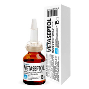 EUROWET Vetaseptol krople do oczu i nosa 15 ml
