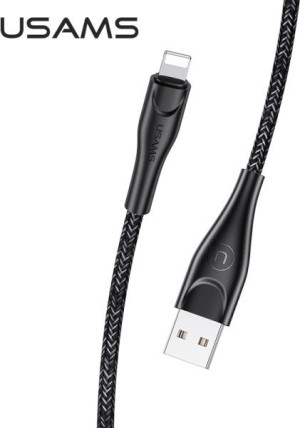 Kabel pleciony USAMS U41 lightning 1m 2A czarny/black SJ391USB01 Fast Charg