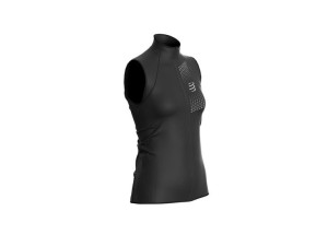 COMPRESSPORT Kamizelka biegowa damska HURRICANE WINDPROOF VEST czarna