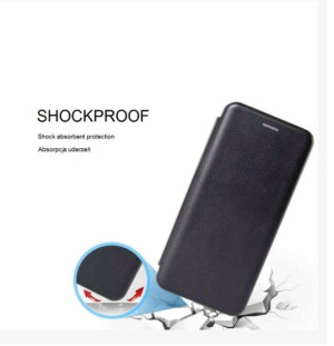 Etui Portfel Huawei P30 Lite  Granatowy