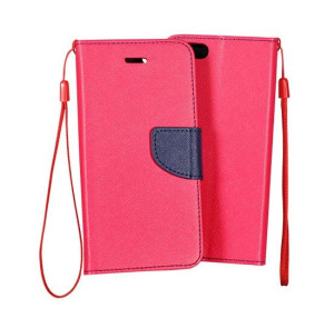 Etui Portfel Huawei P Smart  Różowy/Granat