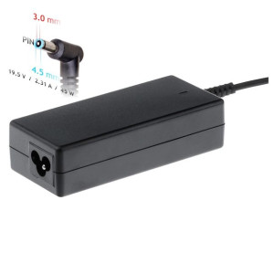 Akyga Zasilacz do notebooka AK-ND-69 19.5V/2.31A 45W 4.5x3.0 mm+pin HP 1.2m