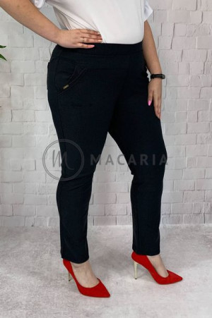 Spodnie Cygaretki Eleganckie D&A Szare Wzór 44/2XL