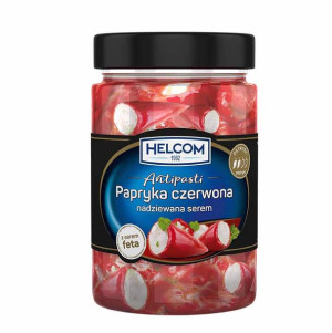 Helcom Antipasti Papryka czerwona nadziewana serem 327 ml