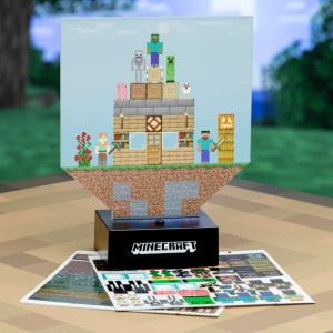 Lampka Minecraft - zbuduj poziom plus 140 naklejek