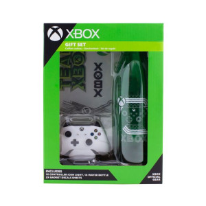 Zestaw prezentowy XBOX : lampka, butelka, naklejki