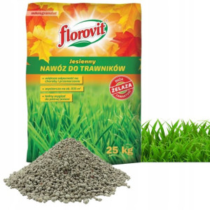 NAWÓZ JESIENNY DO TRAWNIKA 25kg Florovit Z ŻELAZEM
