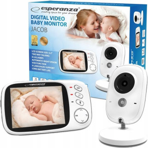 Niania Elektryczna Lcd Monitor Oddechu Tryb Nocny