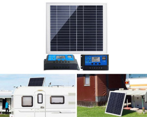 Panel Solarny Bateria Słoneczna Kemping+regulator