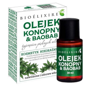 Bioelixire Olejek Konopny z baobabem 20 ml