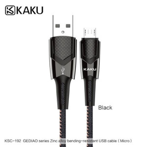 Kabel KAKU Carbon 3,2A 120 cm  KSC-192 Micro USB KAKU Czarny