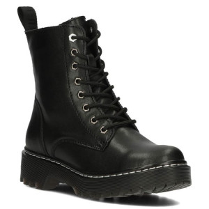 Glany botki damskie Filippo GL438 skórzane