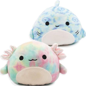 Squishmallows Flip a Mallows 2w1 Rekin Axolotl Luther Tinley 5734