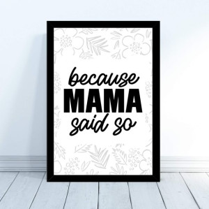 Plakat Mama Macierzyństwo Kwiaty 30x40cm prezent