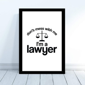 Plakat Prawo Radca Prawny Adwokat 30x40cm prezent