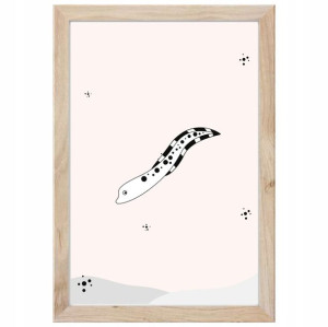 Plakat Węgorz w ramie 30x40 cm pokój dziecięcy